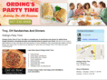 ordingspartytimepizza.com