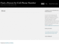 findapersonbycellphonenumber.org