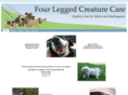 fourleggedcreaturecare.com