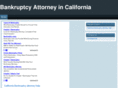 bankruptcyattorneycalifornia.net