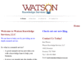 watsonknowledgeservices.com