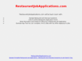 restaurantjobapplications.com