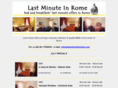 lastminuteinrome.com