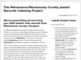 maramuresjewishrecords.com