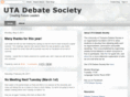 utadebatesociety.org