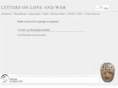 lettersonloveandwar.com