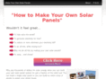 makeyourownsolarpanel.biz