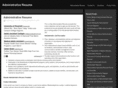 administrativeresume.org