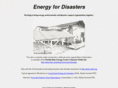 energyfordisasters.org