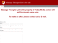 massagetherapistlist.com