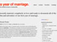 ayearofmarriage.com
