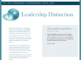 leadershipdistinction.com