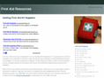 firstaidresources.net