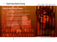 stopprimateanimaltesting.com