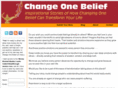 changeonebelief.com