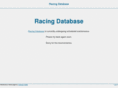 racingdatabase.com