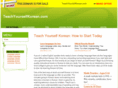 teachyourselfkorean.com