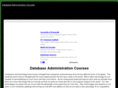 databaseadministrationcourses.com