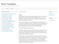 word-templates.org