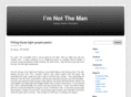 imnottheman.com