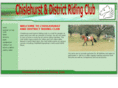 chislehurstanddistrictridingclub.com
