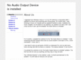 noaudiooutputdeviceisinstalled.com