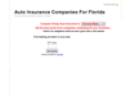 autoinsurancecompaniesforflorida.org