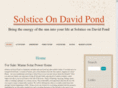 solsticeondavidpond.com