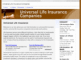 universallifeinsurancecompanies.com