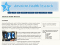 americanhealthresearch.com
