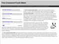 freecrosswordpuzzlemaker.info