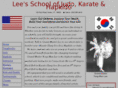 leesschoolkarate.com