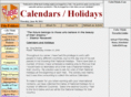 calendarsandholidays.com