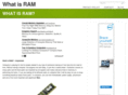 whatisram.com