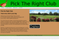 picktherightclub.com