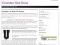 extendedcalfboots.net