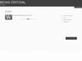 beingcritical.net