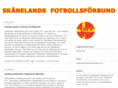 skanelandsfotbollsforbund.com