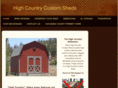 highcountrycustomsheds.com