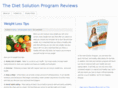the-diet-solution-program-reviews.info