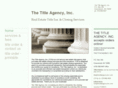 thetitleagencyinc.com