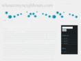 whoaremyneighbours.com
