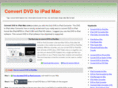 convertdvdtoipadmac.com