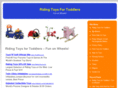 ridingtoysfortoddlers.com