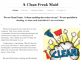 acleanfreakmaid.com