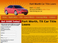 cartitleloansfortworth.com