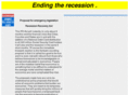endingtherecession.com
