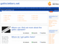 gothicletters.net
