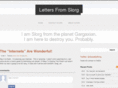 lettersfromslorg.com