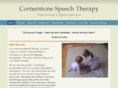 cornerstonespeechtherapy.com